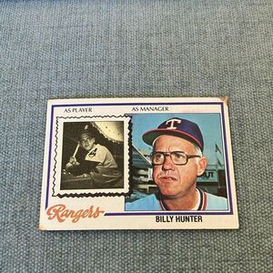 1978 Topps Texas Rangers Baseball Card Trading Card